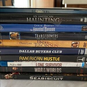 Ten Assorted Movie DVD Collection